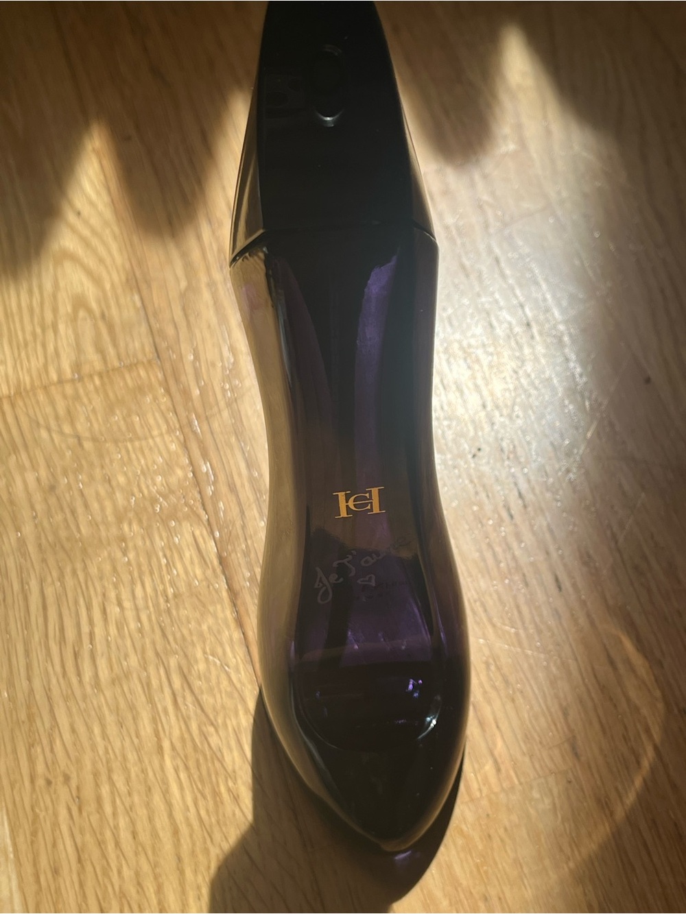 Carolina Herrera *empty* Good Girl Black Stiletto Bottle Gold Heel 80ml 2.7 floz - Picture 3 of 13